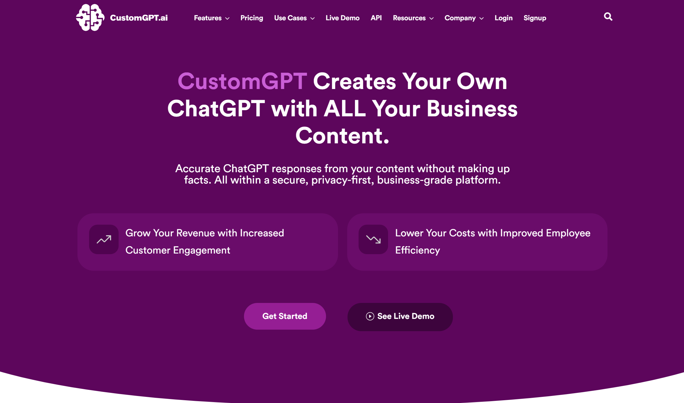 CustomGPT AI Demonstration